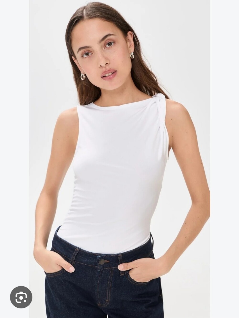VERONICA BEARD Otessa Twist Tank